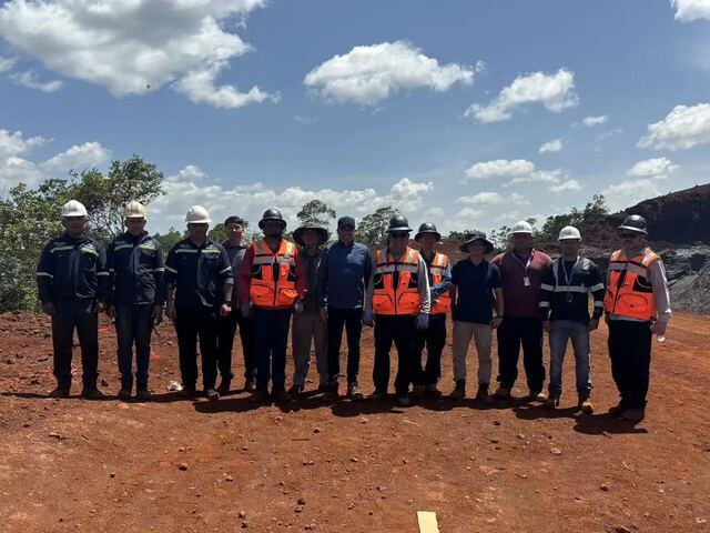 Equipo técnico de Corposeat en sitio
